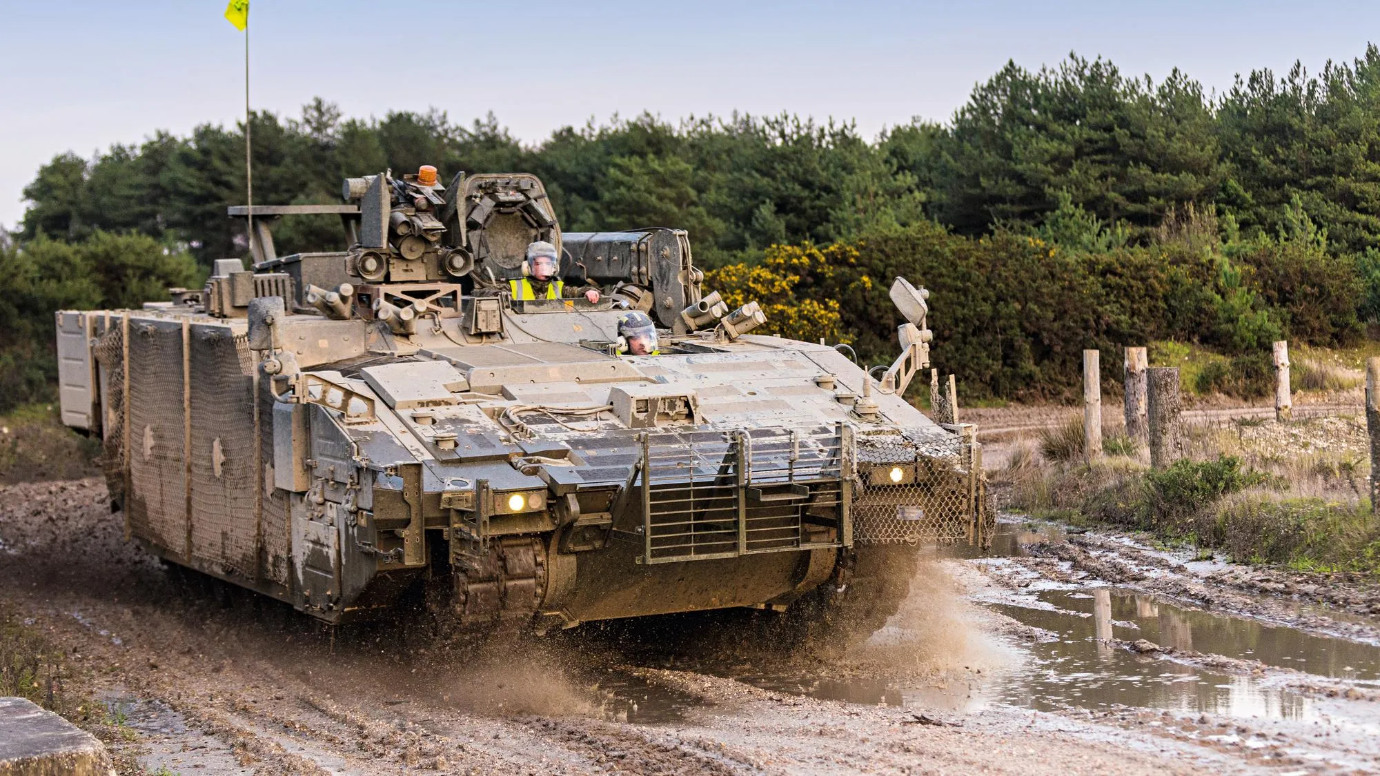 General Dynamics Ajaxa with mtu 8V 199